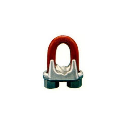 Volunteer 181548 Wire Rope Clip, 1-1/2 in Cable, Galvanized Steel, 8 Clips Minimum, 54 in Rope Turn Back