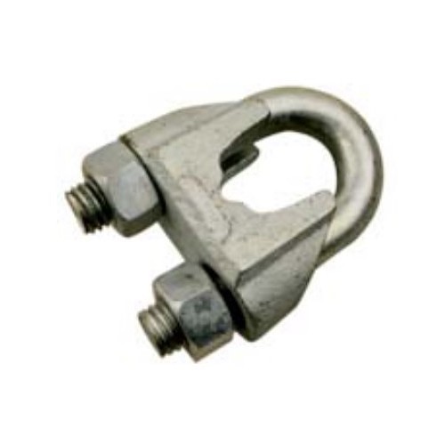 Volunteer 186006 Wire Rope Clip, 3/16 in Cable, Malleable Iron, 3 Clips Minimum