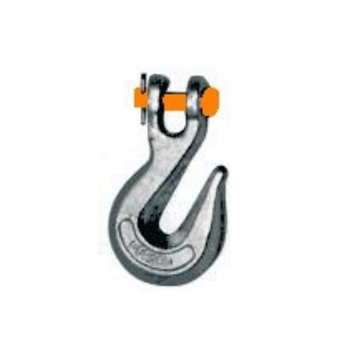 Volunteer 250308 Grab Hook, 1/4 in, 3500 lb, 80 Grade, Clevis Attachment, Alloy Steel