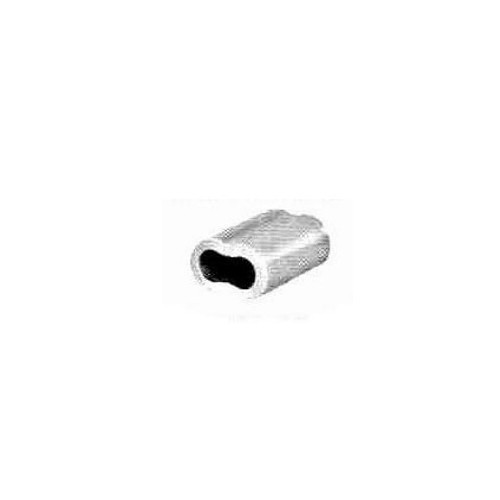 Volunteer 753202 Wire Rope Sleeve, 1/16 in Wire Rope Dia, Aluminum