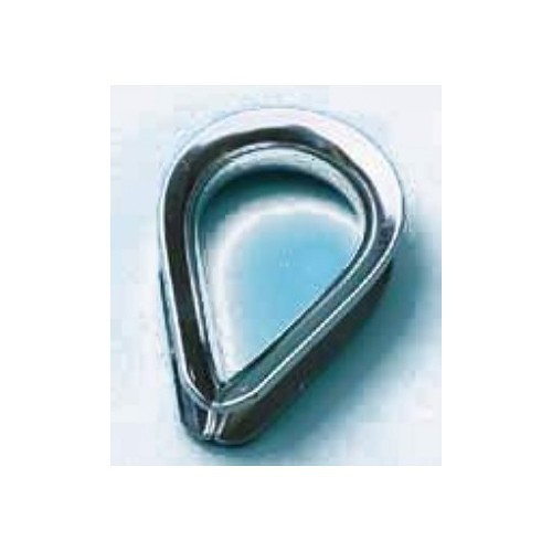 Volunteer 998510 Wire Rope Thimble, Outer Diameter Range: 5/16 in, Stainless Steel