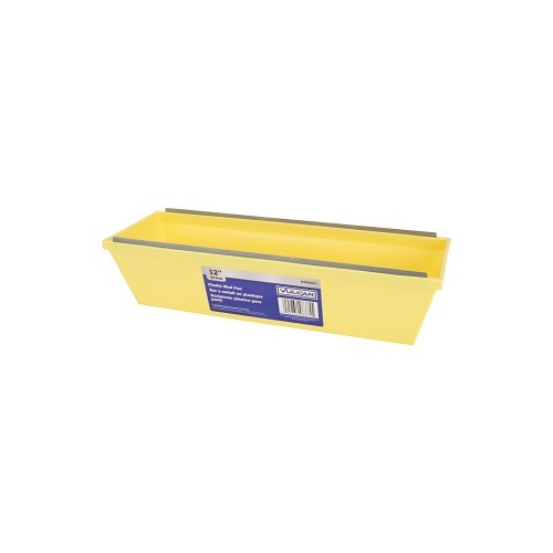 Vulcan Threaded Products 150053L Drywall Mud Pan, 3 in Width, 12 in D, Plastic, Yellow