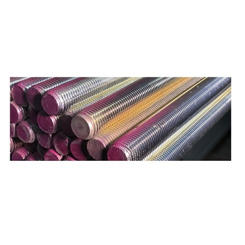 Vulcan Threaded Products AT7162S1200 Threaded Rod, Measurement System: Imperial, 1-5/8-8, 12 ft Overall Length