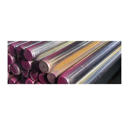 Vulcan Threaded Products ATRG050C1000G Threaded Rod, Measurement System: Imperial, 1/2-13, 10 ft Overall Length, Hot Dipped Galvanized