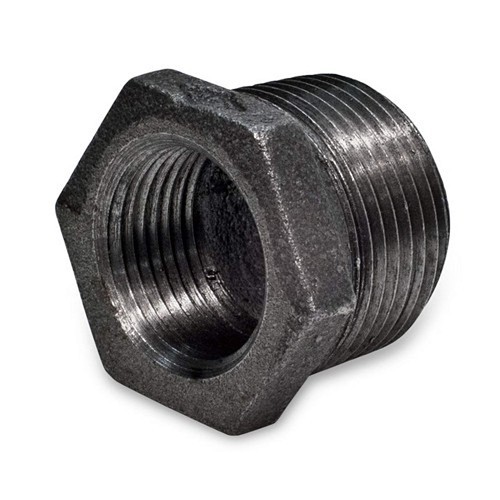 Wayne Pipe & Supply ANVB00072 Hex Bushing, Hex Bushing, 1/2 x 1/4 in Nominal