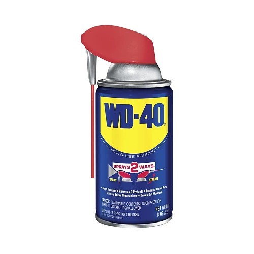 WD-40® 490026 Lubricant, 8 oz Container, Aerosol Can Container, Odorless Odor/Scent, Amber