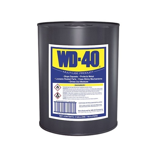 WD-40® 49012 General Purpose Lubricant, 5 gal, Pail, Liquid, Light Green to Amber