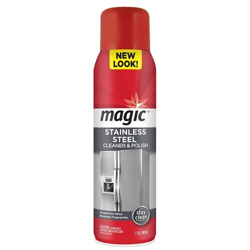 WEIMAN® Magic® 3062 Stainless Steel Cleaner, 14 oz Container, Aerosol Can Container, Liquid