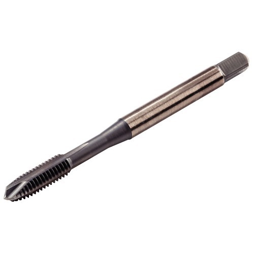 WIDIA GTD 6274216 VT-AFT™ High Performance Spiral Point Tap, Right Hand Cutting, #8-32 Thread, H6 Thread Limit, Plug Chamfer, 3 Flutes, TiN+CrC/C Coated, High Vanadium HSS-E