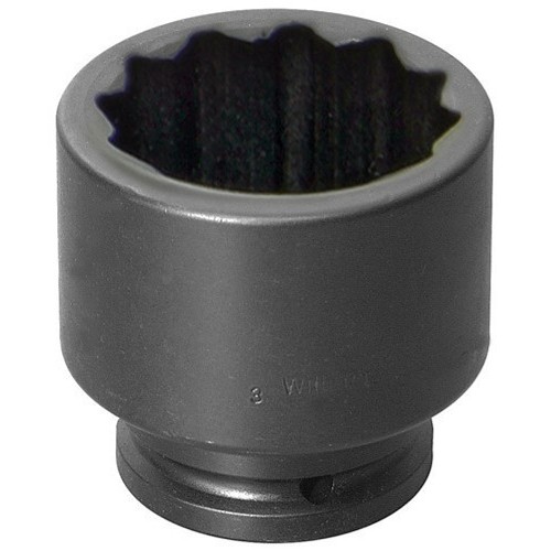 WILLIAMS 41148 Impact Socket, Yes Impact Rated, Imperial, 1-1/2 in Drive, Shallow Impact Socket, 1-1/2 in Socket, 12 Points