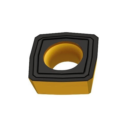 Walter 7290576 Drill Insert, Square, 28 Insert, P284 Insert, 0.156 in Thickness, 0.433 in Inscribed Circle, Cast Iron, Steel For Use On, Manufacturer's Grade: WKP35, Material Grade: Gr P, K