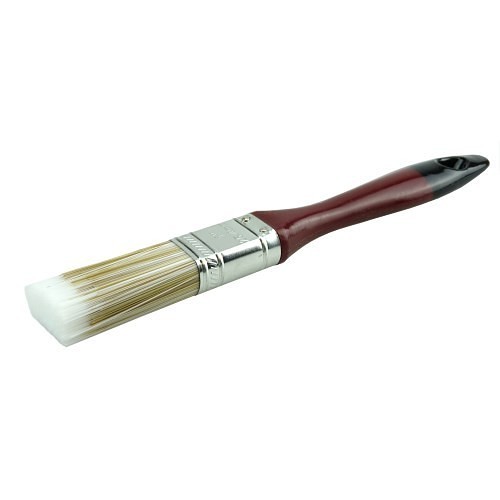 Weiler® 40058 Varnish Brush, 8-13/16 in Overall Length, 1 in W x 7/16 in Thk Brush, Poly/Nylon Brush, Foam Handle, Smooth Paint