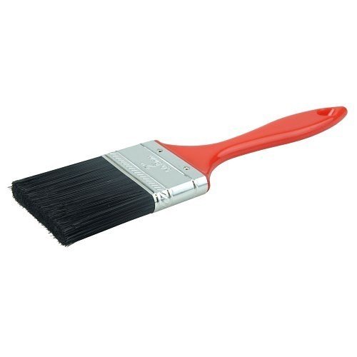 Weiler® 40109 Industrial Varnish Brush, 8-1/2 in Overall Length, 2 in W x 7/16 in Thk Brush, Poly/Nylon Brush, Plastic Handle