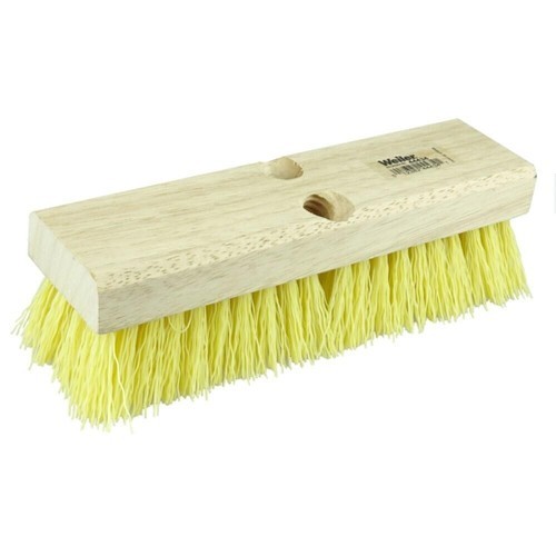 Weiler® 44434 Scrub Brush, 3 in W Block, 10 mm Overall Length, 2 in Trim Length, Polypropylene Trim