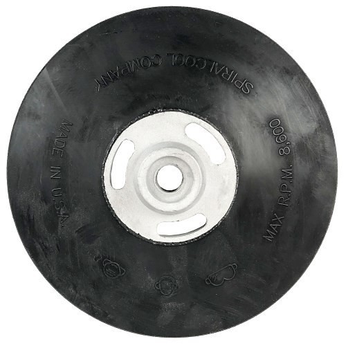 Weiler® AL-tra CUT™ 59601 Backing Pad, 7 in Pad Dia, Arbor Attachment