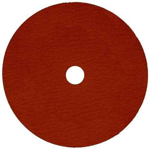 Weiler® 69867 Fiber Disc, 7 in Disc Dia, 7/8 in Center Hole, 60 Grit, COARSE Grade, Ceramic Alumina Abrasive, Arbor Attachment