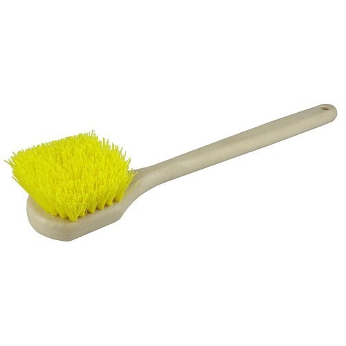 Weiler® 79109 Scrub Brush, 4 W in Brush, 3 W in Block, 20 in Overall Length, 2 in Trim Length