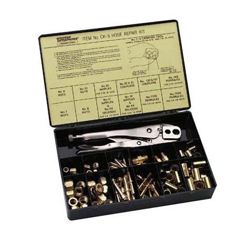 Scott Fetzer Western Enterprises® CK-28 Hose Repair Kit, For Use With: 1/4 in Hose, 9/16-18