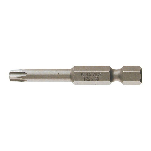 Wiha® 74512 Power Bit, Torx Point, T7 Point, 50 mm Overall Length