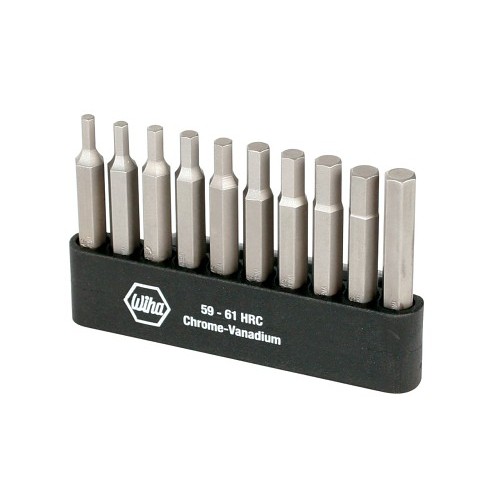 Wiha® 74986 Tool Bit Set, 10 Piece