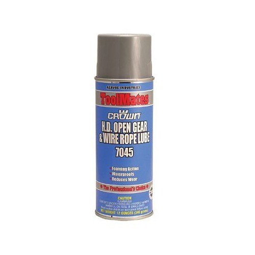 Open Gear and Wire Rope Lube, Heavy Duty, 12 oz, Aerosol Can