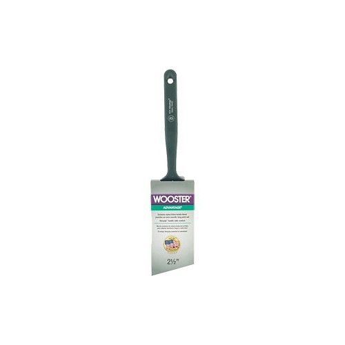 Wooster® 0047310020 Paint Brush, 2.11/16 in W x 2 in H Brush, Nylon Brush, Elastomeric Handle, Oil-Based or Alkyd Paints, Enamels Paint