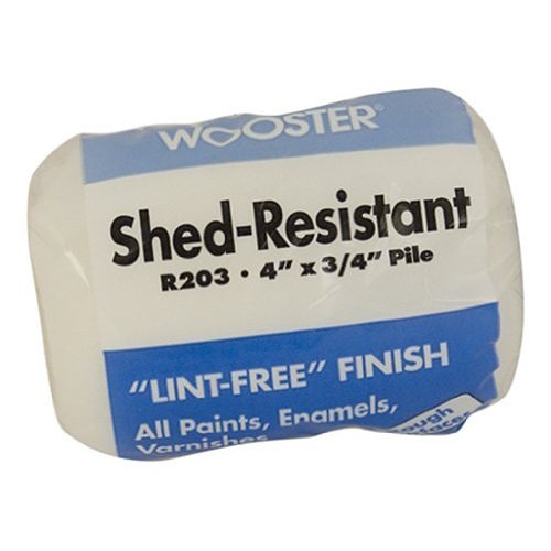 Wooster® Super Doo-Z® R203-4  Paint Roller Cover, 3/4 in Nap, 4 in Length, Fabric, Rough Surface