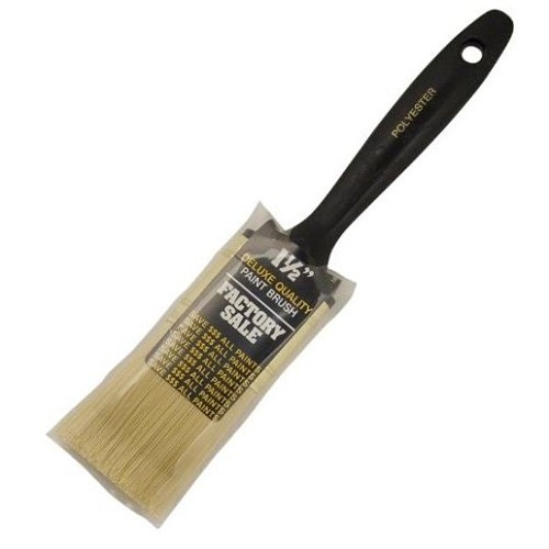 Wooster® 0P39710014 Paint Brush, 2-13/16 in W x 1-1/2 in L Brush, Polyester Brush, Plastic Handle, Deluxe Quality Out-Paints Paint