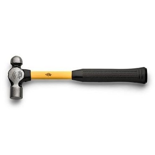 Wright Tool 9041 Ball Pein Hammer, 12 oz, Fiberglass Handle