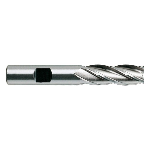 YG-1 04043 End Mill, 3/16 in Cutter Dia, 1/2 in Length of Cut, 4 Flutes, 3/8 in Shank Dia, 2.375 in Overall Length, Bright