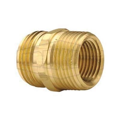 Dixon® 5141212C Adapter, 3/4-11-1/2 x 3/4-14, Male Garden Hose Thread x MNPT, Brass, Domestic