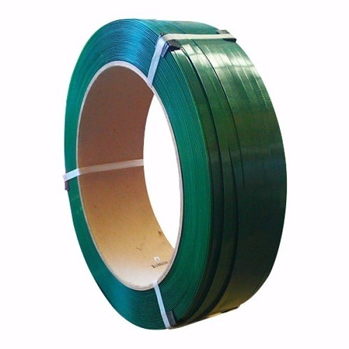 Strapping, 5/8 in Strapping Width, 0.03 in Thickness, Polyester, 3600 ft Overall Length, Green