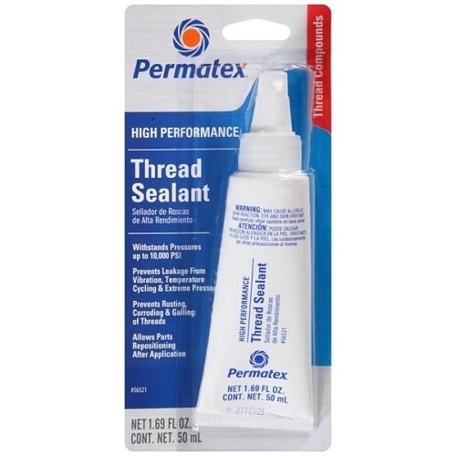 ITW Polymers Adhesives 68622656521 Thread Sealant, Hi-Performance, 50 mL, Tube