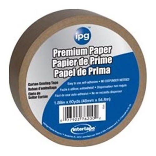 ipg® ORG6939441 Packaging Tape, 60 yd Length, 1.88 in Width, 3 mil Thickness, Brown