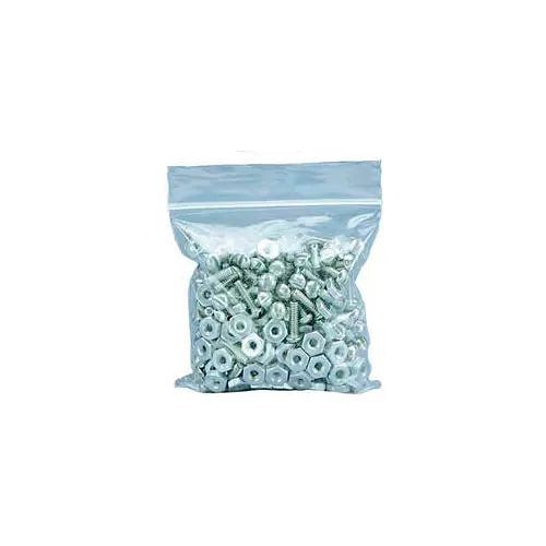 BGR INC 4X6ZIPLOCK-2MIL/BAG100 Reclosable Bag, 6 in Length, 4 in Width, 2 mil Thickness, Poly, Zipper Closure