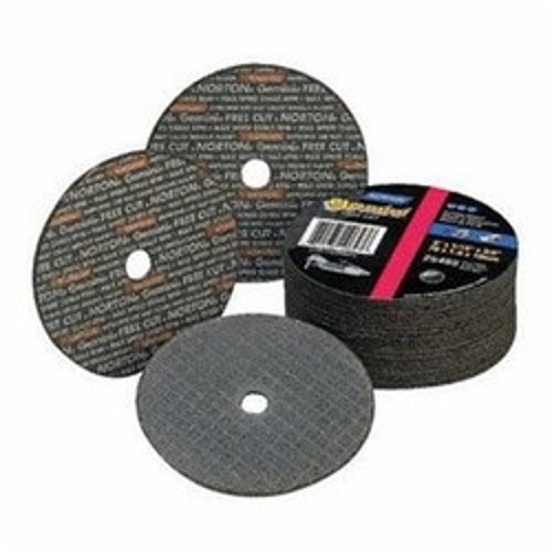 Norton®NorZon® Plus® 66243510668 5SGZ Small Diameter Cut-Off Wheel, 3 in Dia x 0.035 in THK, 1/4 in Center Hole, 60 Grit, Ceramic/Zirconia Alumina Abrasive