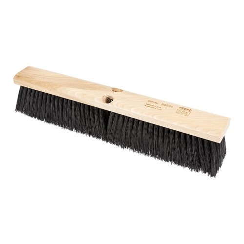 PFERD 89234 Floor Brush, 18 in Overall Length, 3 in Trim Length, Black Bristle, Synthetic Fill Bristle