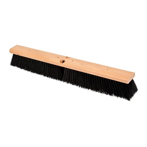 PFERD 89236 Floor Brush, 24 in Overall Length, 3 in Trim Length, Black Bristle, Synthetic Fill Bristle