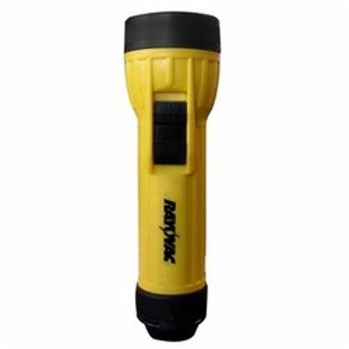 Rayovac® WHH2D-BA Industrial Grade Handheld Flashlight With Ring Hanger, LED Bulb, Polypropylene Housing, 20 Lumens, 3 Bulbs