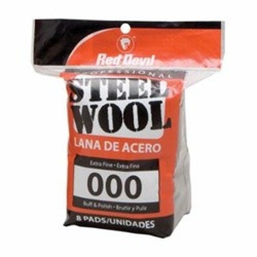 Red Devil® 0321 Buff and Polish Steel Wool, 000 Extra Fine Steel Wool