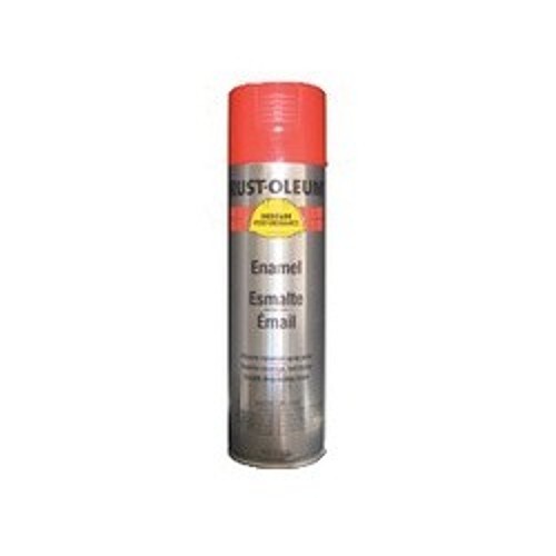 Rust-Oleum® V2163838 V2100 System Enamel Spray Paint, 15 oz Container, Liquid Form, Safety Red, 12 to 20 sq-ft/can Coverage