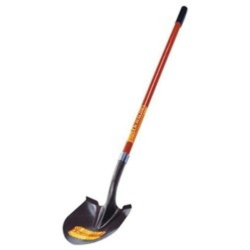 Seymour® 49430 S300 DuraLite™ Round Point Shovel, 9-1/2 in L x 11-1/2 in W, 43 in Handle Length, Fiberglass Handle