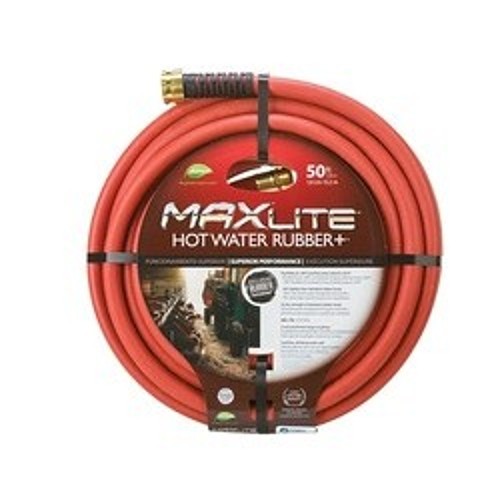 Swan®MAXLite™ Rubber+™ CELSGHW58050 Garden Hose, 5/8 in Nominal, 50 ft L, >400 psi Working, Rubber