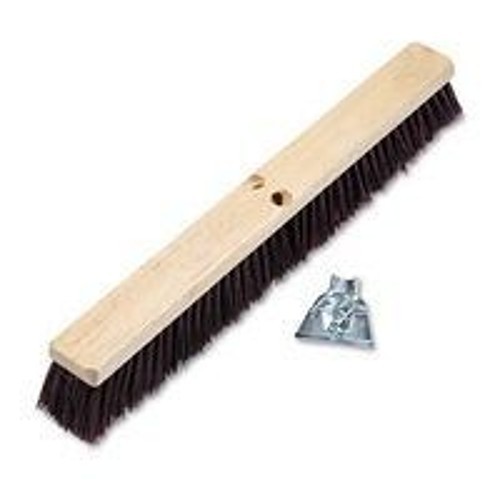 Barret-Fisher 2072P Floor Sweep Broom Head, Polypropylene/Wood, Maroon