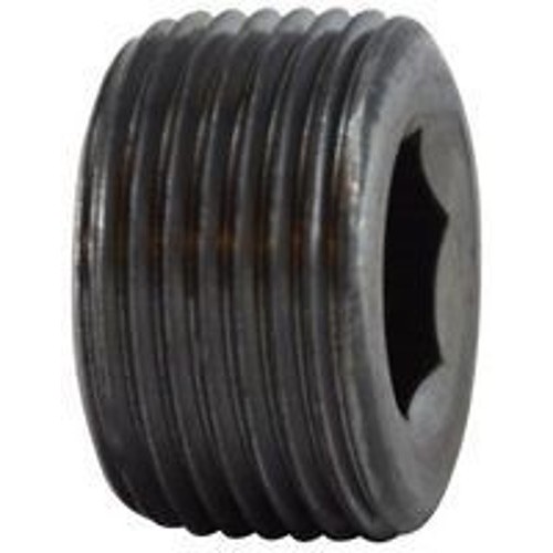 Solution Industries 37KKPLYZ Pipe Plug, 3/8-18 Nominal, Socket Weld