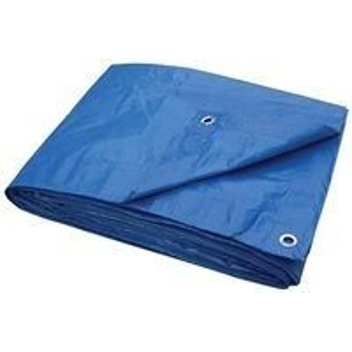 Tarp, Medium Duty, 10 x 12 ft Finished, Blue