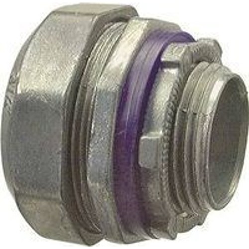 Liquid-Tight Straight Connector, 3/4 in Trade