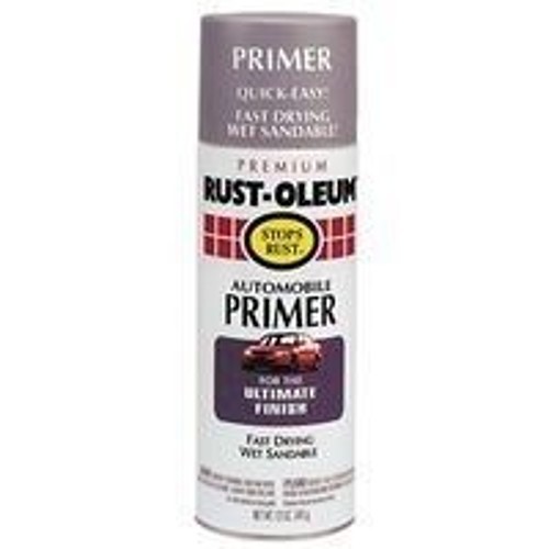 Auto/Stop Rust Primer, 12 oz Container, Light Gray