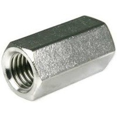 Coupling Nut, Imperial, 3/8-16 in, 18-8 Stainless Steel