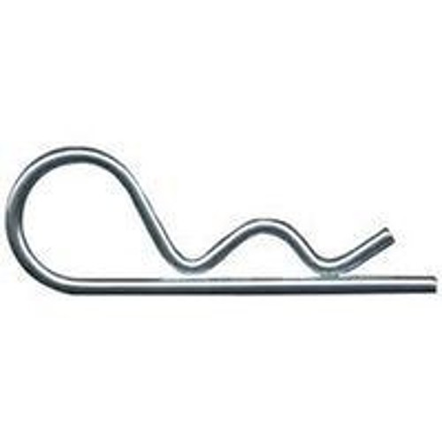Hitch Pin, 5/32 in Dia, 2-15/16 in Overall Length, Steel, Zinc Plated